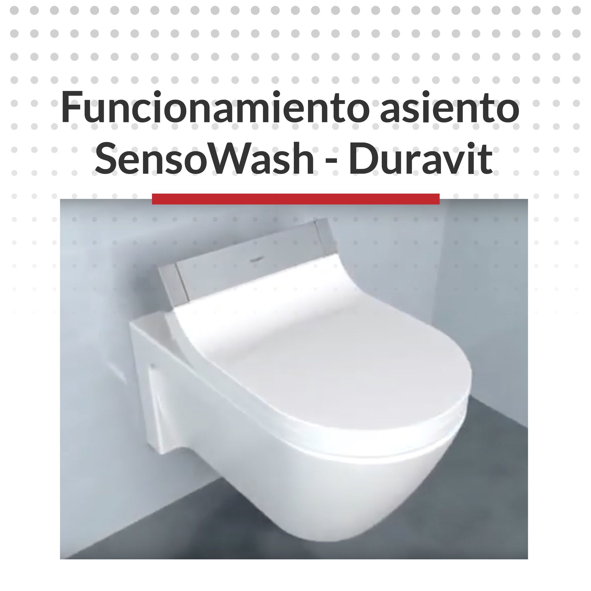 Funcionamiento asiento SensoWash - Duravit